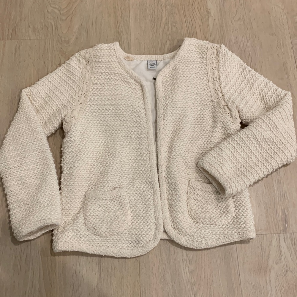 Zara Girls Knit Cardigan Dressy Jacket Size 9-10